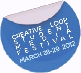 Creative Loop Fest Sticker White